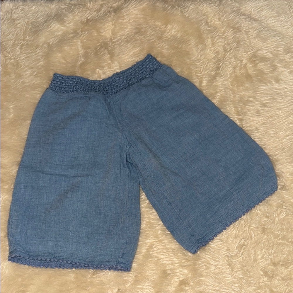 Blue Cropped girls polo Ralph Lauren pants Az 4t